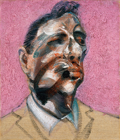 Three Studies For Portrait Of George Dyer (on Pink Ground) | Francis Bacon